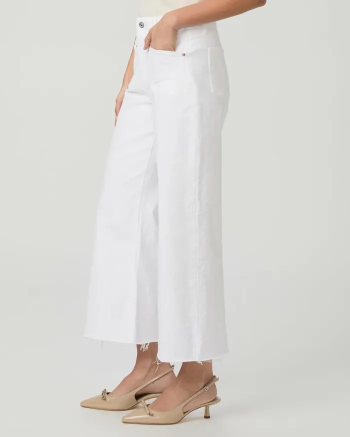 PAIGE Denim Women Anessa Wide Leg Jean 8211 Crisp White PAIGE Denim Women Anessa Wide Leg Jean 8211 Crisp White