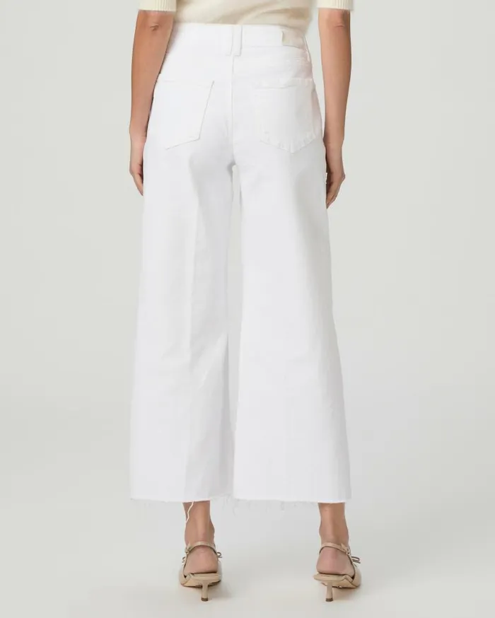 PAIGE Denim Women Anessa Wide Leg Jean 8211 Crisp White PAIGE Denim Women Anessa Wide Leg Jean 8211 Crisp White