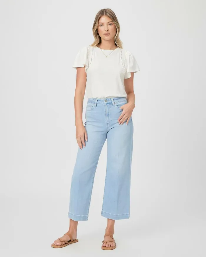 PAIGE Denim Women Anessa Wide Leg Jean 8211 Martini