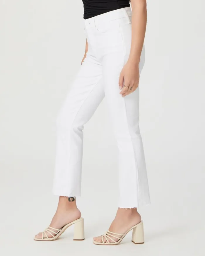 PAIGE Denim Women Cindy Crop Petite Straight Jean 8211 Crisp White PAIGE Denim Women Cindy Crop Petite Straight Jean 8211 Crisp White