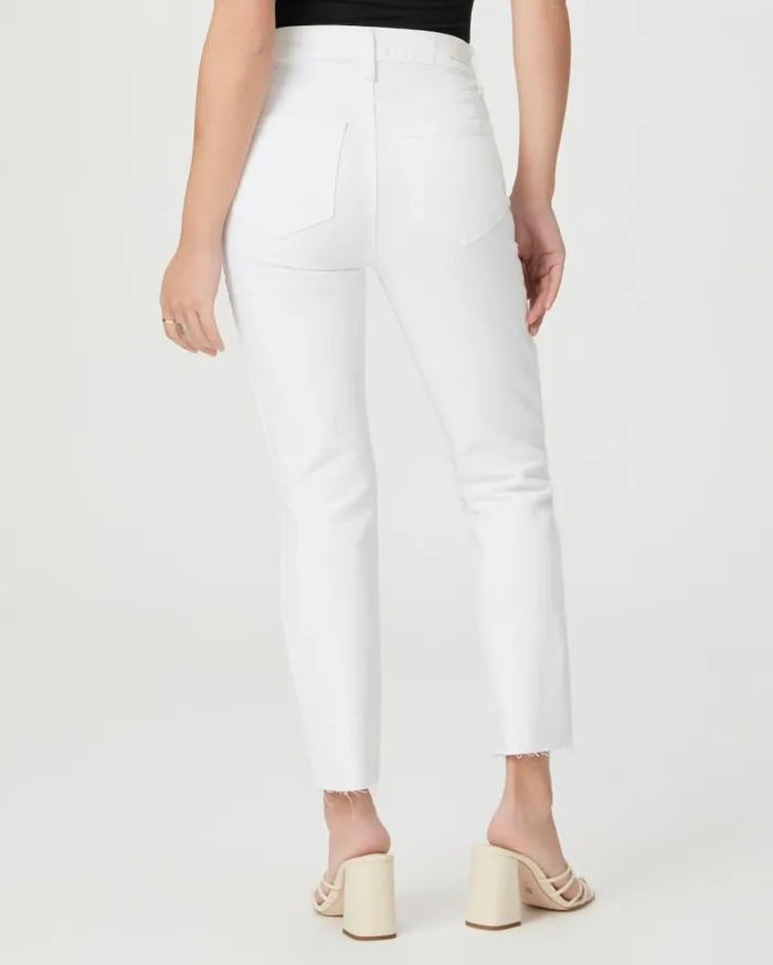 PAIGE Denim Women Cindy Crop Petite Straight Jean 8211 Crisp White PAIGE Denim Women Cindy Crop Petite Straight Jean 8211 Crisp White