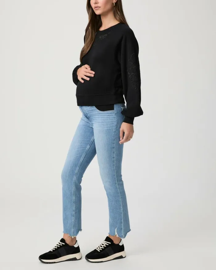 PAIGE Denim Women Cindy Maternity Straight Jean 8211 Mel