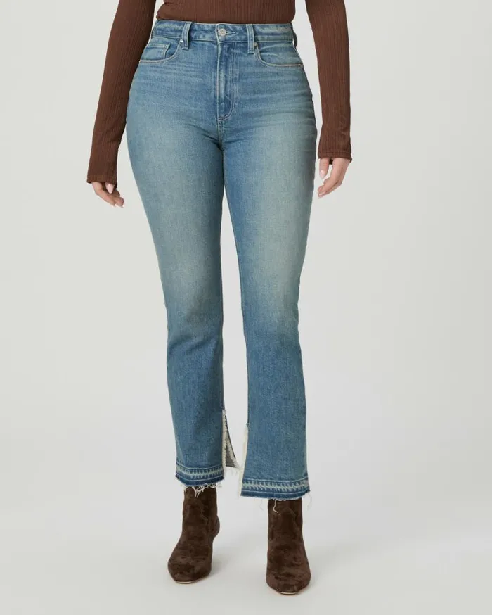 PAIGE Denim Women Flaunt Denim Knockout Straight Jean 8211 Riff
