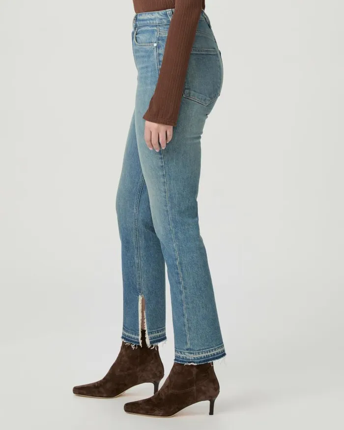 PAIGE Denim Women Flaunt Denim Knockout Straight Jean 8211 Riff