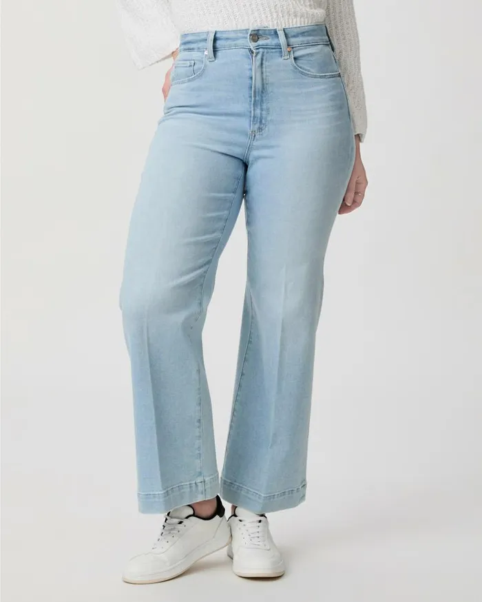 PAIGE Denim Women Flaunt Denim Spotlight Wide Leg Jean 8211 Martini