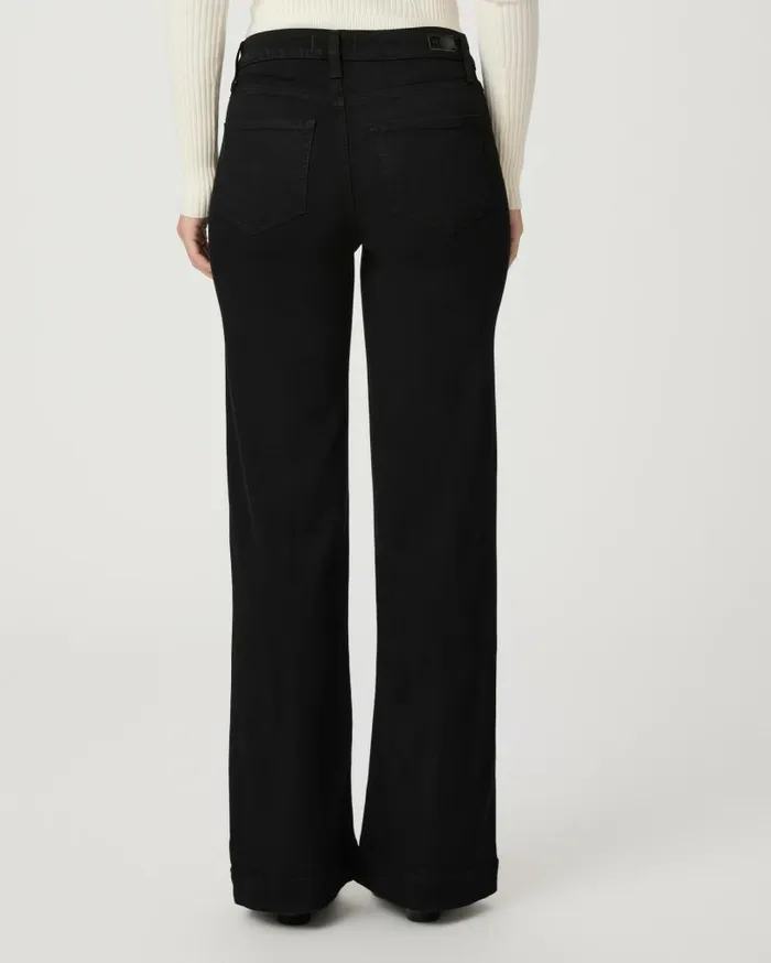 PAIGE Denim Women Leenah 32 Inch Wide Leg Jean 8211 Black Shadow PAIGE Denim Women Leenah 32 Inch Wide Leg Jean 8211 Black Shadow