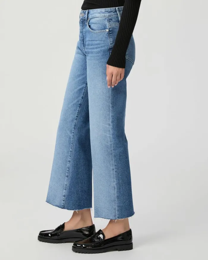 PAIGE Denim Women Leenah Ankle Wide Leg Jean 8211 Walk Of Fame PAIGE Denim Women Leenah Ankle Wide Leg Jean 8211 Walk Of Fame