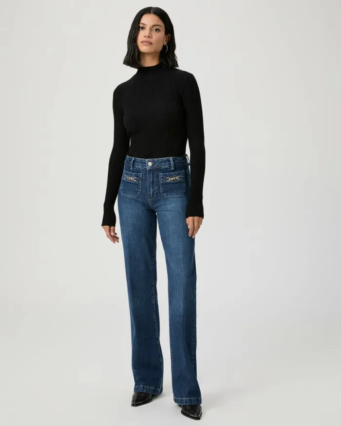 PAIGE Denim Women Leenah Wide Leg Jean 8211 Savon