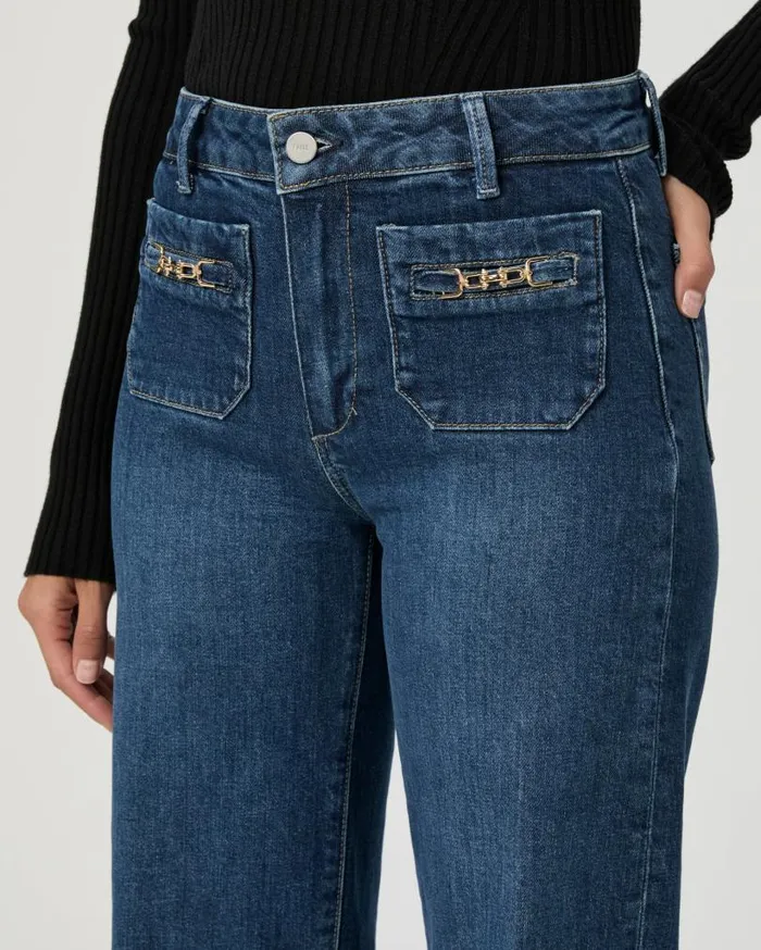 PAIGE Denim Women Leenah Wide Leg Jean 8211 Savon PAIGE Denim Women Leenah Wide Leg Jean 8211 Savon