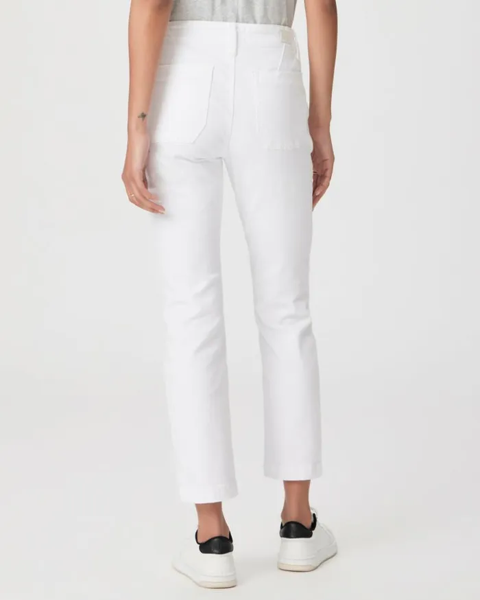 PAIGE Denim Women Mayslie Straight Ankle Pant 8211 Crisp White PAIGE Denim Women Mayslie Straight Ankle Pant 8211 Crisp White