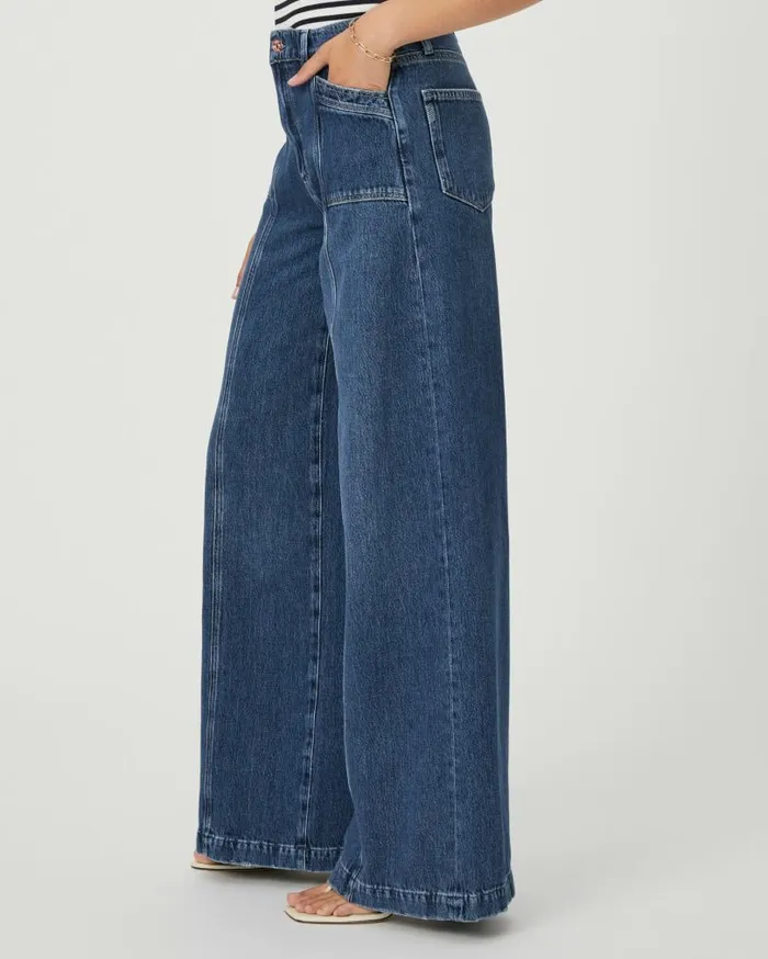PAIGE Denim Women Portia Wide Leg Jean 8211 Bronx PAIGE Denim Women Portia Wide Leg Jean 8211 Bronx