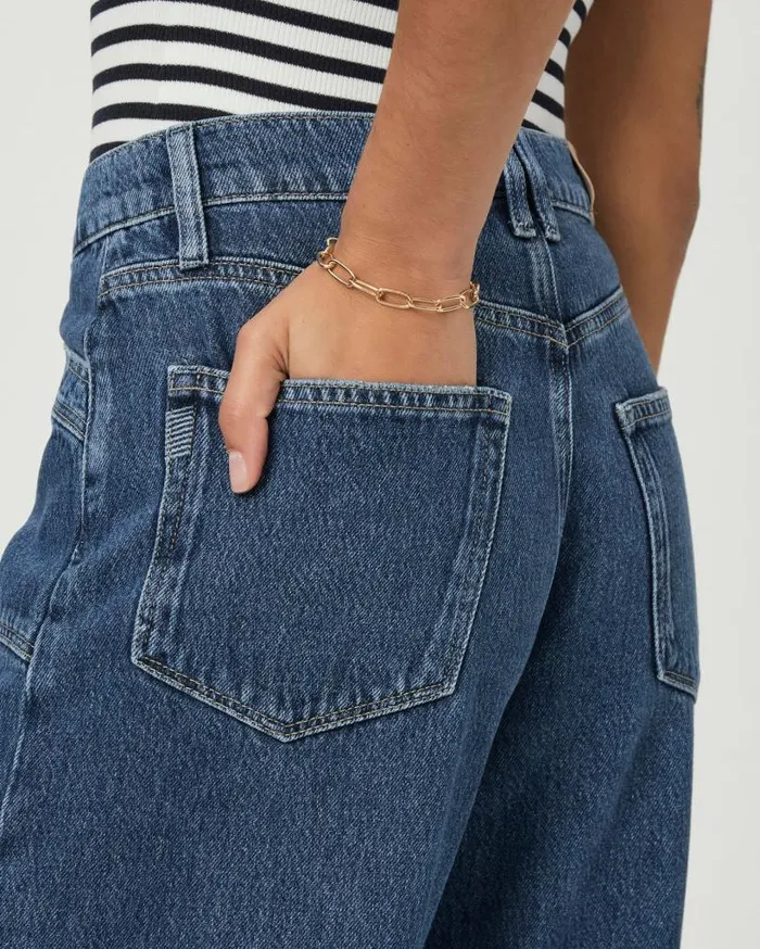PAIGE Denim Women Portia Wide Leg Jean 8211 Bronx PAIGE Denim Women Portia Wide Leg Jean 8211 Bronx