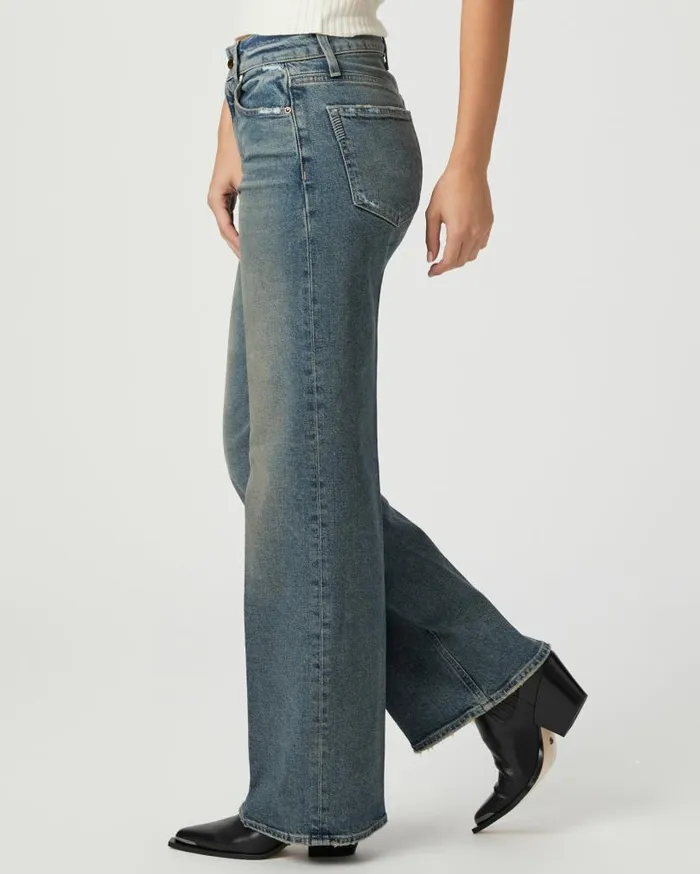 PAIGE Denim Women Sasha 32 Inch Wide Leg Jean 8211 Chanse Distressed PAIGE Denim Women Sasha 32 Inch Wide Leg Jean 8211 Chanse Distressed