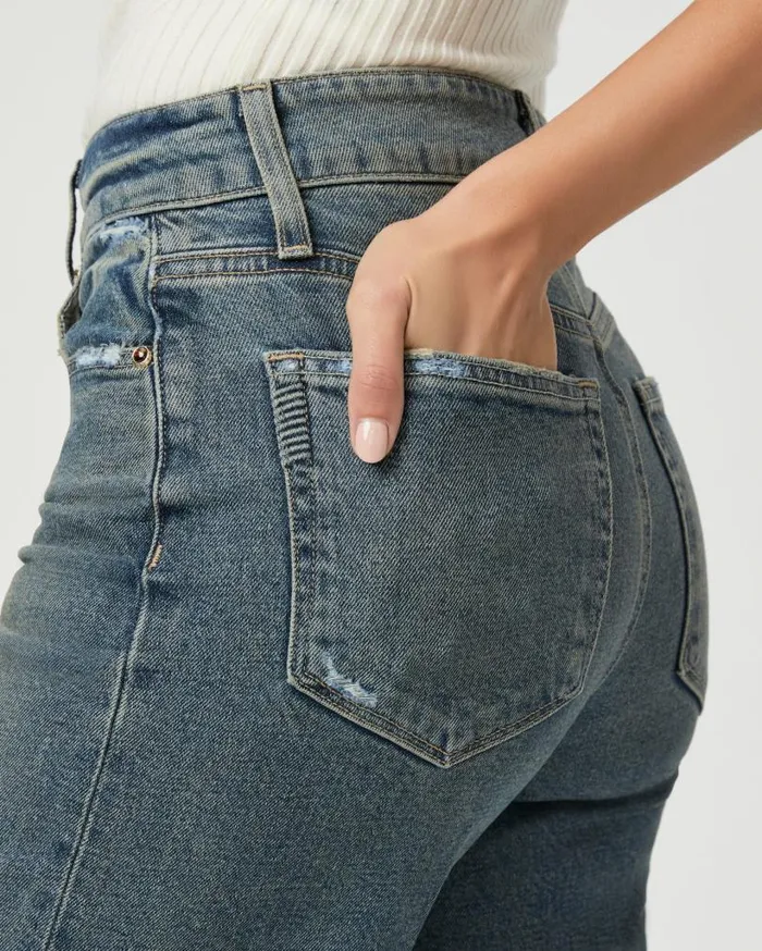 PAIGE Denim Women Sasha 32 Inch Wide Leg Jean 8211 Chanse Distressed PAIGE Denim Women Sasha 32 Inch Wide Leg Jean 8211 Chanse Distressed