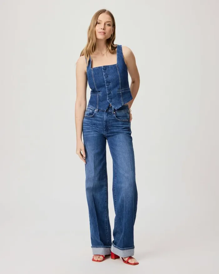 PAIGE Denim Women Sasha Wide Leg Jean 8211 Nadira