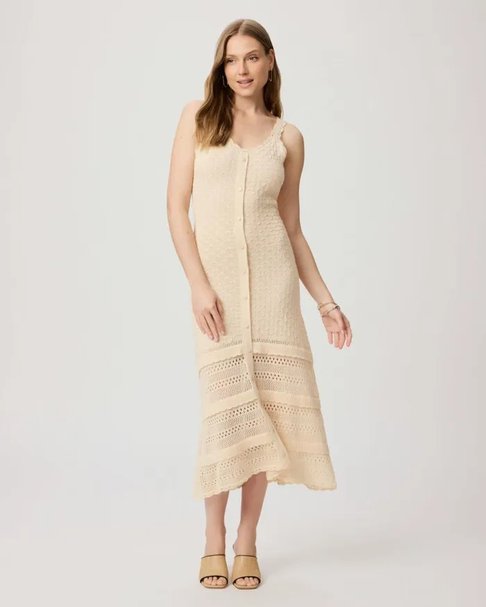 PAIGE Dresses Women Faustine Dress 8211 Ecru