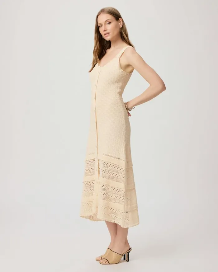 PAIGE Dresses Women Faustine Dress 8211 Ecru PAIGE Dresses Women Faustine Dress 8211 Ecru