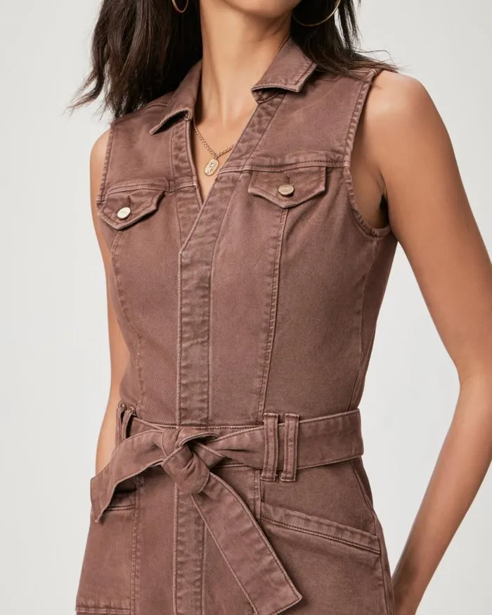 PAIGE Dresses Women Kelsee Dress 8211 Vintage Brunette