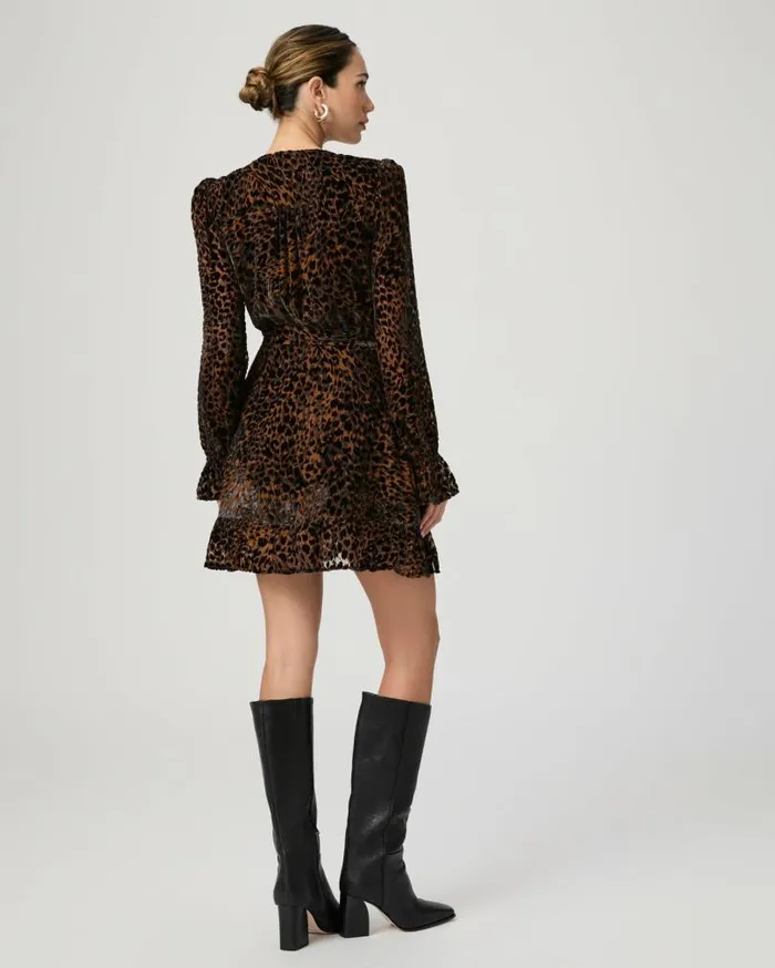 PAIGE Dresses Women Ysabel Dress 8211 Landslide Multi Velvet PAIGE Dresses Women Ysabel Dress 8211 Landslide Multi Velvet