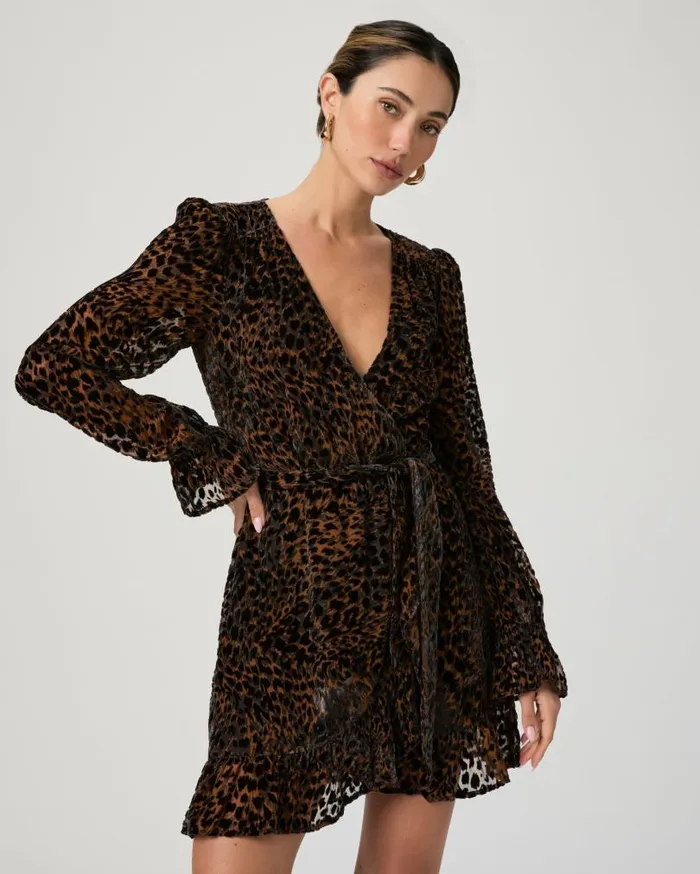 PAIGE Dresses Women Ysabel Dress 8211 Landslide Multi Velvet PAIGE Dresses Women Ysabel Dress 8211 Landslide Multi Velvet