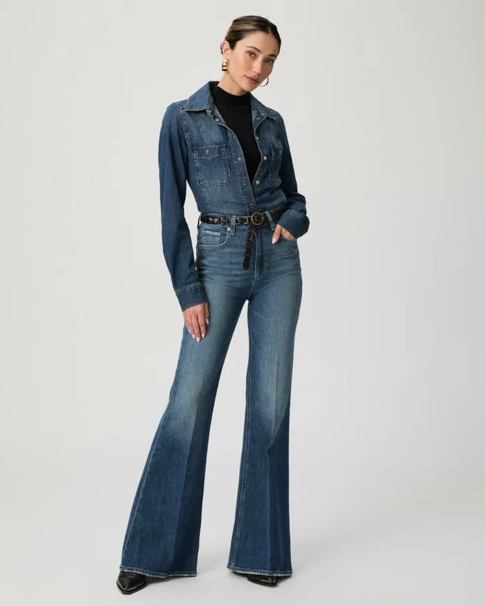 PAIGE Flare Women Charlie Flare Jean 8211 Mixtape