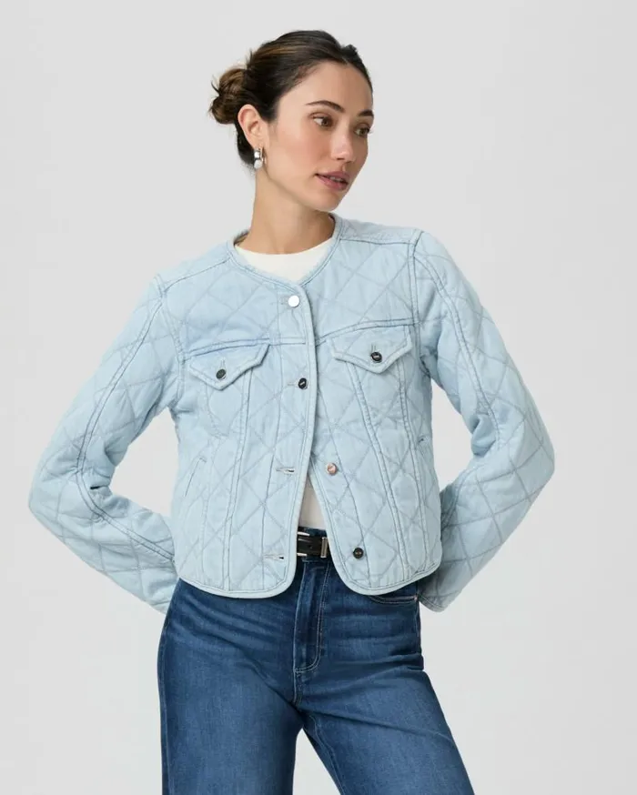 PAIGE Jackets and Coats Women Jayla Cropped Quilted Jacket 8211 Aella
