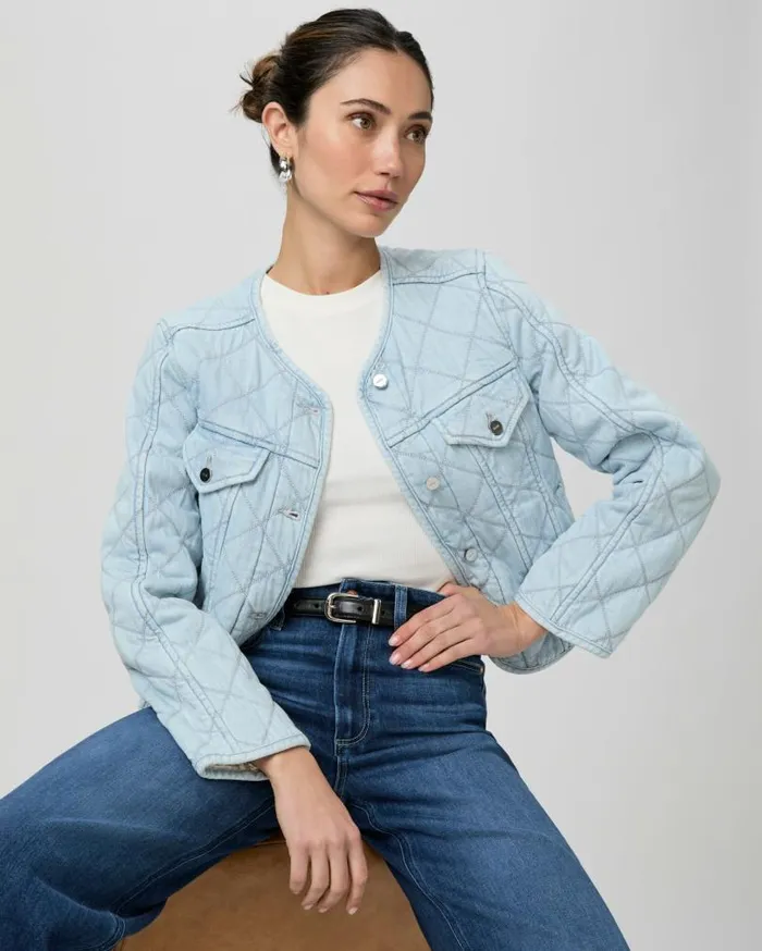PAIGE Jackets and Coats Women Jayla Cropped Quilted Jacket 8211 Aella PAIGE Jackets and Coats Women Jayla Cropped Quilted Jacket 8211 Aella