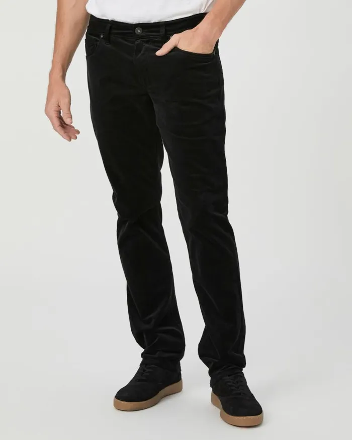 PAIGE Pants and Joggers Men Lennox Slim Pant 8211 Black Corduroy PAIGE Pants and Joggers Men Lennox Slim Pant 8211 Black Corduroy