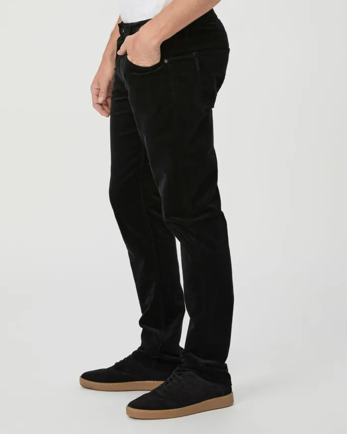 PAIGE Pants and Joggers Men Lennox Slim Pant 8211 Black Corduroy PAIGE Pants and Joggers Men Lennox Slim Pant 8211 Black Corduroy