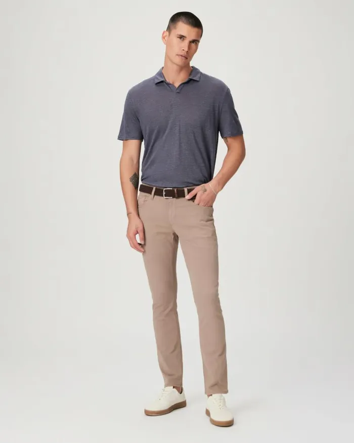 PAIGE Pants and Joggers Men Lennox Slim Pant 8211 Cocoa Powder Twill