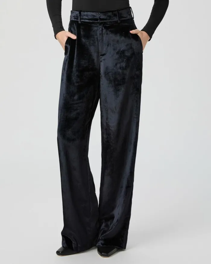 PAIGE Pants Women Chateau Pant 8211 Midnight Velvet