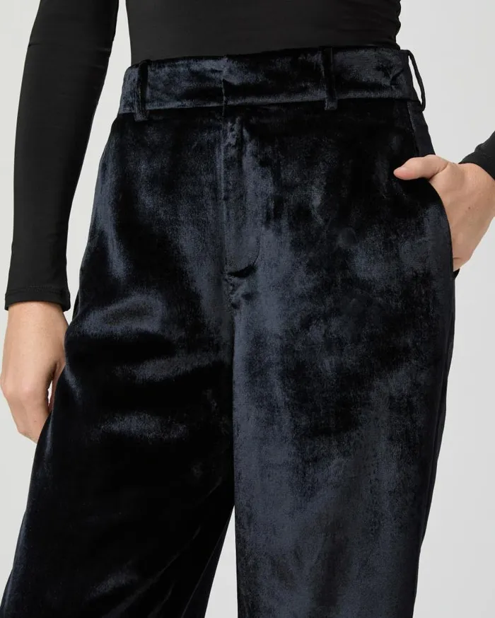PAIGE Pants Women Chateau Pant 8211 Midnight Velvet