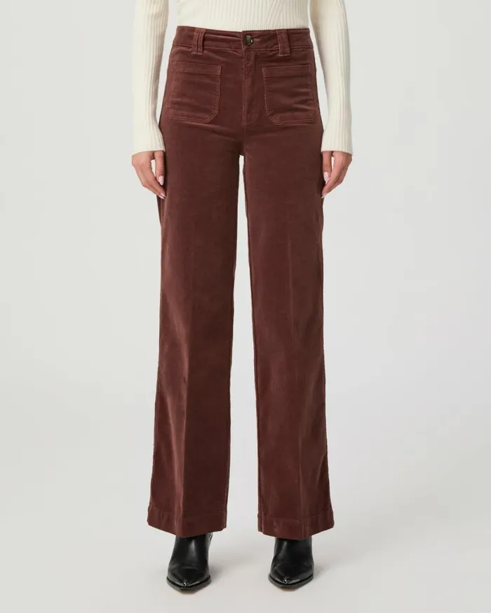 PAIGE Pants Women Sasha 32 Inch Wide Leg Pant 8211 Landslide Corduroy PAIGE Pants Women Sasha 32 Inch Wide Leg Pant 8211 Landslide Corduroy