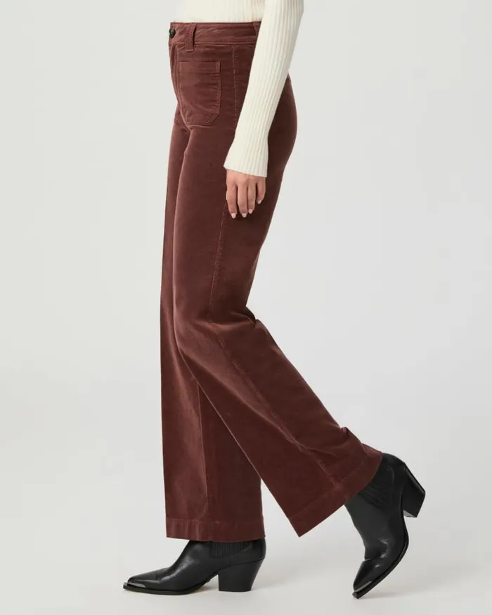 PAIGE Pants Women Sasha 32 Inch Wide Leg Pant 8211 Landslide Corduroy PAIGE Pants Women Sasha 32 Inch Wide Leg Pant 8211 Landslide Corduroy