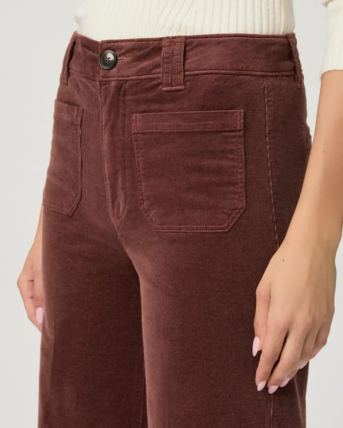 PAIGE Pants Women Sasha 32 Inch Wide Leg Pant 8211 Landslide Corduroy PAIGE Pants Women Sasha 32 Inch Wide Leg Pant 8211 Landslide Corduroy