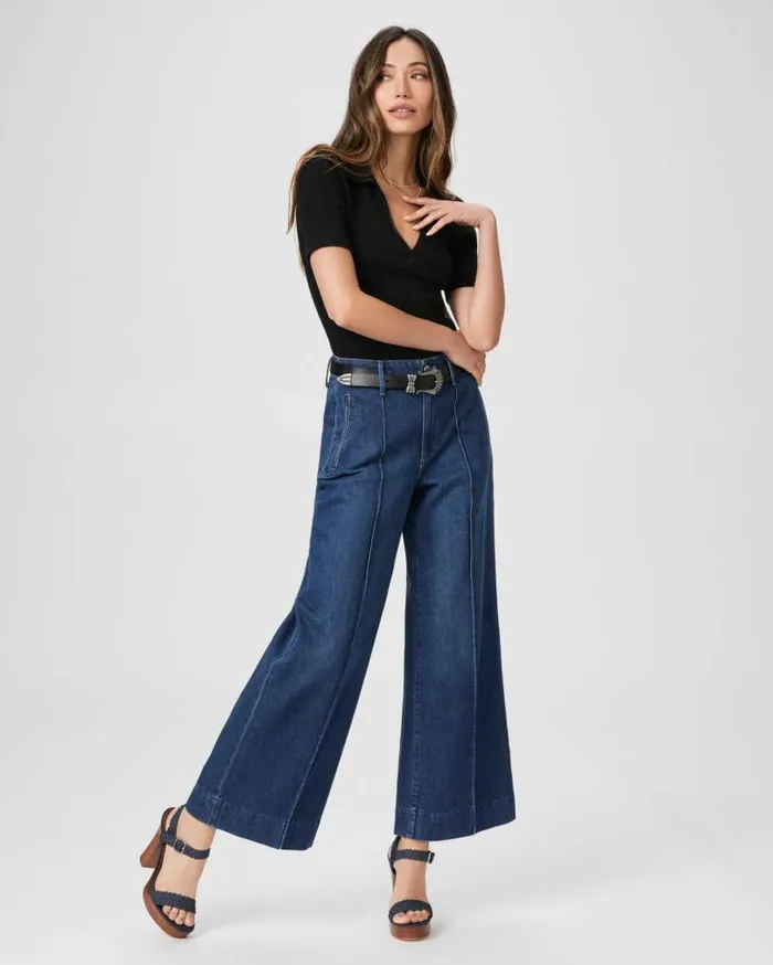 PAIGE Sandals Women Charlotte Sandal 8211 Indigo Denim PAIGE Sandals Women Charlotte Sandal 8211 Indigo Denim