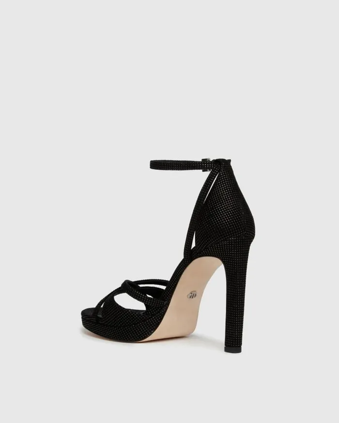 PAIGE Sandals Women Violet Platform Sandal 8211 Black Suede PAIGE Sandals Women Violet Platform Sandal 8211 Black Suede