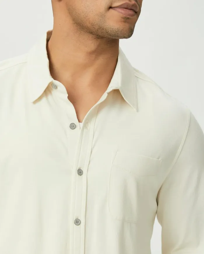 PAIGE Shirts Men Stockton Button Up 8211 Tan Ceramic PAIGE Shirts Men Stockton Button Up 8211 Tan Ceramic