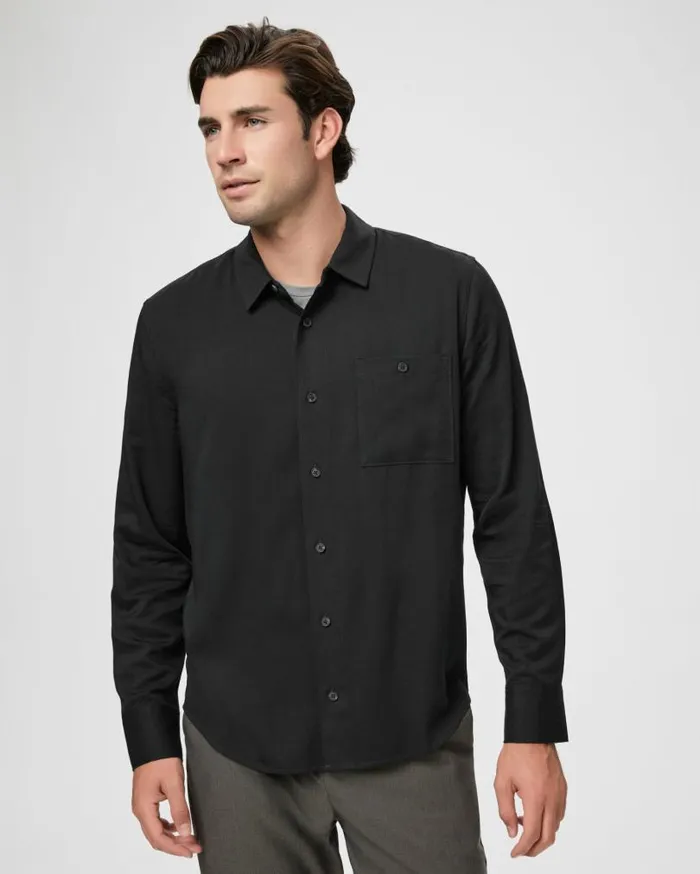 PAIGE Shirts Men Wardin Shirt 8211 Black