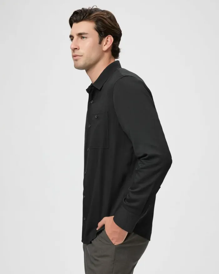 PAIGE Shirts Men Wardin Shirt 8211 Black