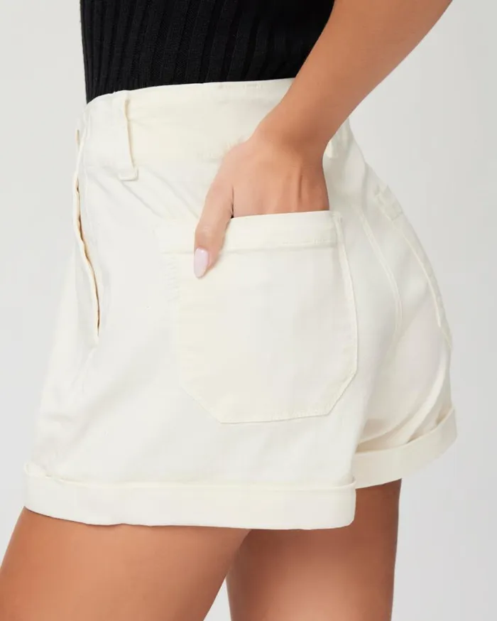 PAIGE Shorts Women Brooklyn Short 8211 Quartz Sand PAIGE Shorts Women Brooklyn Short 8211 Quartz Sand