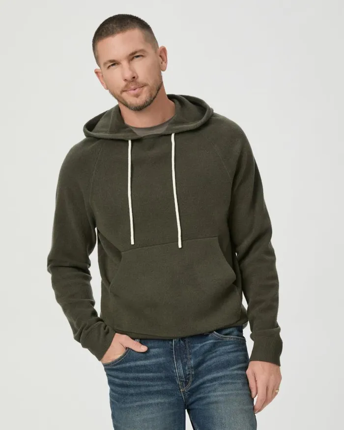 PAIGE Sweaters and Sweatshirts Men Donaldson Sweater Hoodie 8211 Shaded Glen