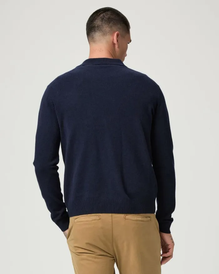 PAIGE Sweaters and Sweatshirts Men Dunlap Sweater 8211 Deep Anchor Cashmere PAIGE Sweaters and Sweatshirts Men Dunlap Sweater 8211 Deep Anchor Cashmere