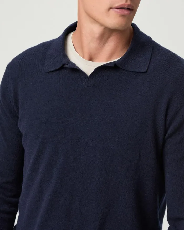 PAIGE Sweaters and Sweatshirts Men Dunlap Sweater 8211 Deep Anchor Cashmere PAIGE Sweaters and Sweatshirts Men Dunlap Sweater 8211 Deep Anchor Cashmere