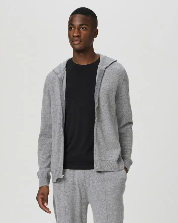 PAIGE Sweaters and Sweatshirts Men Swanson Full Zip Sweater 8211 Tesoro Cashmere