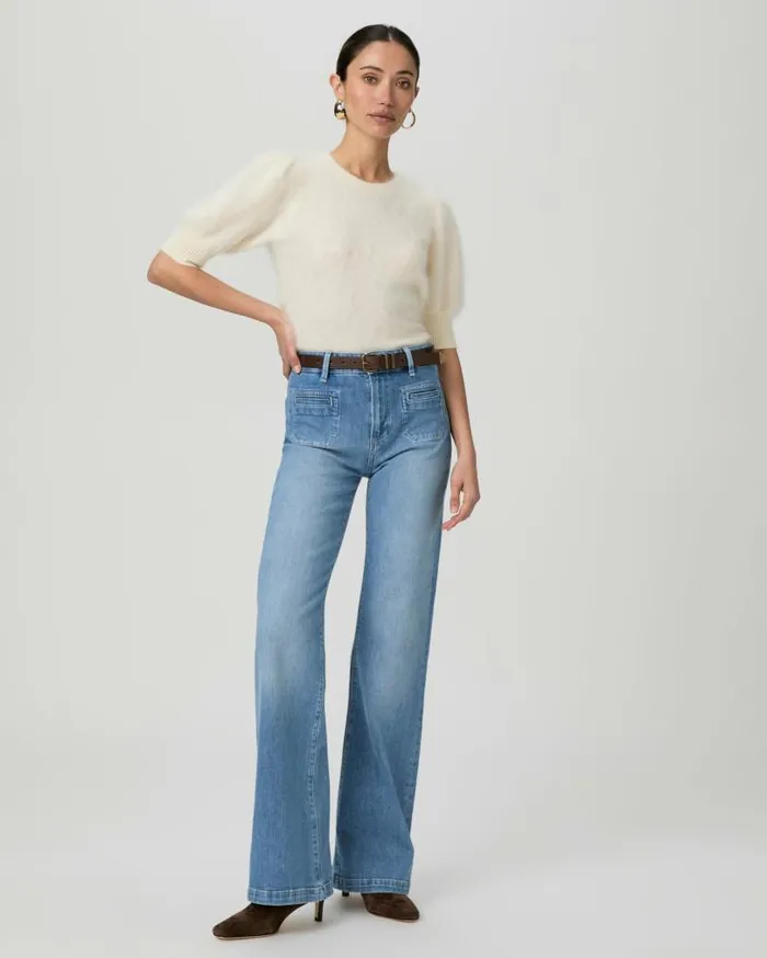 PAIGE Sweaters and Sweatshirts Women Gladiolus Sweater 8211 Ivory Cashmere PAIGE Sweaters and Sweatshirts Women Gladiolus Sweater 8211 Ivory Cashmere