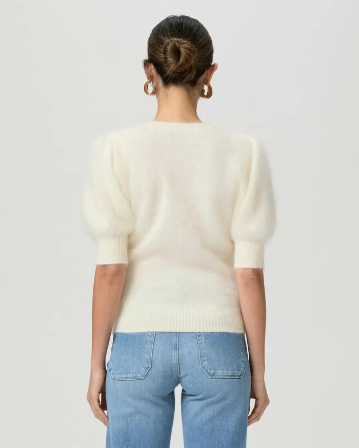 PAIGE Sweaters and Sweatshirts Women Gladiolus Sweater 8211 Ivory Cashmere PAIGE Sweaters and Sweatshirts Women Gladiolus Sweater 8211 Ivory Cashmere