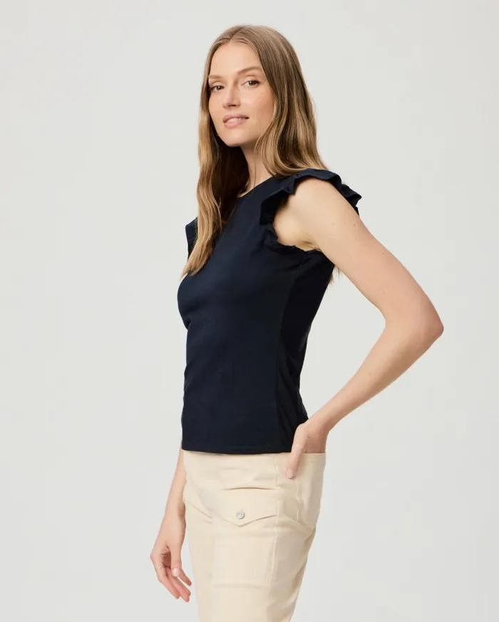 PAIGE Tees and Tanks Women Erissa Tee 8211 Navy PAIGE Tees and Tanks Women Erissa Tee 8211 Navy