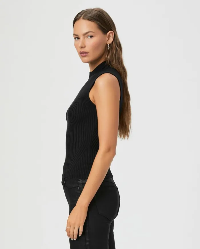 PAIGE Tees and Tanks Women Fidelia Tank 8211 Black PAIGE Tees and Tanks Women Fidelia Tank 8211 Black