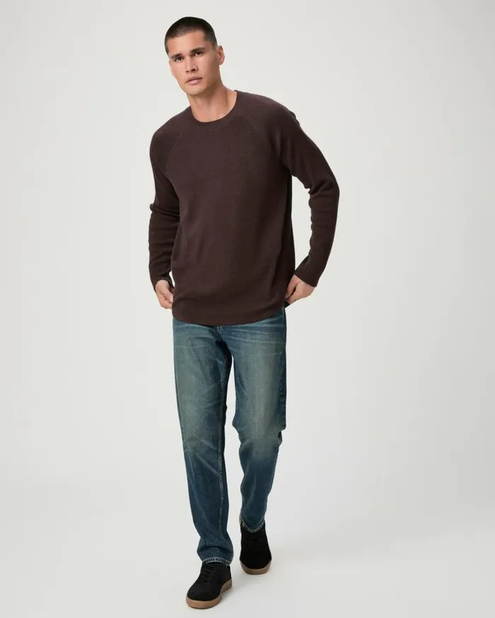 PAIGE Tees Men Odin Baseball Tee 8211 Burnt Cocoa Multi PAIGE Tees Men Odin Baseball Tee 8211 Burnt Cocoa Multi